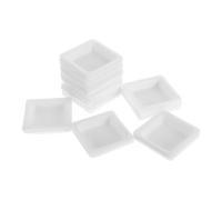 ROMISBABA 100 Pezzi Vaschette per Pesatura in Plastica Resistenti a Deformazioni Pulizia Semplice per Laboratori e Uso Domestico Vasetti per Misurare Polveri