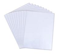 ROMISBABA 12 Pezzi Buste Protettive Trasparenti per Foto Resistenti e Riutilizzabili per Conservazione e Esposizione Sicura Immagini e Documenti