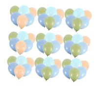 ROMISBABA 120 Pezzi Palloncini in Lattice Retrò Vintage Polveroso Set Completo per Decorazioni Compleanno Matrimonio e Facili da Gonfiare e Disporre per Feste Uniche ed Eleganti