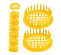 ROMISBABA 15 Pezzi Gabbie per Regine Api Plastica Ventilazione Isolamento per Apicoltori Strumenti Beekeeping Portatili e Facili da Installare per Gestione Alveari Efficiente
