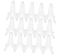 ROMISBABA 15 Pezzi Supporto Espositore da per Medaglie e Monete Cavalletto Piccolo in Plastica Leggera e Stabile per Monete Commemorative Portamonete e Varie