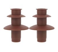 ROMISBABA 2 Pezzi Accessorio per Macchina del Cioccolato, Torre Fontana a Doppio Livello, Plastica, Flusso Continuo del Cioccolato, Colore Caffè, per Feste di Compleanno e Riunioni