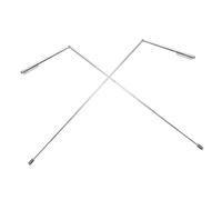 ROMISBABA 2 pezzi Bacchette da Rabdomante in Acciaio Resistente Regolabili per Rilevamento Acqua Spiriti e Tesori Sensibili Campi Energetici per Cacciatori di Fantasmi e Rilevazione