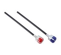 ROMISBABA 2 pezzi Bacchette da Re per Costume Halloween Bastoni da Gioco Leggeri per Accessori Realistici per Cosplay Feste Tema e Teatro