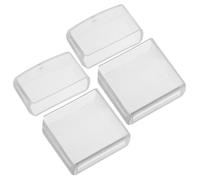 ROMISBABA 2 pezzi Cover Protettiva Trasparente in Plastica per Cherosene da Resistente e Facile da Applicare Compatibile con Zippo e Altri Modelli Standard