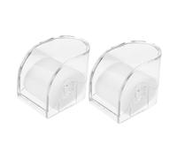 ROMISBABA 2 Pezzi Custodie Trasparenti Scatola Protettiva Quadrata per Appendere Portaorologi Compatto per Casa e Negozio