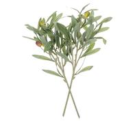 ROMISBABA 2 pezzi di Ulivo Artificiali in Realistici Foglie Simulate per Decorazioni Casa e Feste Accessori Leggeri per Composizioni Floreali e Scatti Fotografici