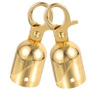 ROMISBABA 2 Pezzi Fermacorda in Acciaio Inossidabile Gancio a Scatto per Estremità della Corda, Tappo Terminale Blocco Cavo, Accessori per Terrazza e Ringhiere, Facile Installazione