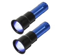 ROMISBABA 2 Pezzi Lampada per Candele Uova Portatile Tester Incubatrice Pollame con LED ad Penetrazione Resistente per Controllo Fecondità Uova di Gallina Anatra e