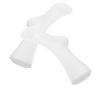 ROMISBABA 2 Pezzi Modello Espositore Piedi Femminili in Plastica per Scarpe da Donna Supporto Stabile con Base Antiribaltamento Manichino Calza per Esposizione e Conservazione Scarpe