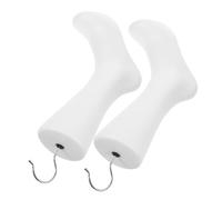 ROMISBABA 2 Pezzi Modello Piede Manichino Supporto Scarpe Espositore Donna in Resistente e Portatile per Vetrine Supermercato