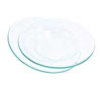 ROMISBABA 2 Pezzi Piatti Scaldacera in Vetro Diametro 120mm per Lampada ad Olio Aromaterapia, Riutilizzabili e Adatti a Scaldacera Elettrici per Casa e Ufficio