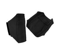ROMISBABA 2 Pezzi Porta Cellulare da Gamba Regolabile per Corsa e Allenamento Fascia Elastica Traspirante per Smartphone Confezione da Nera Supporto Stabile e Confortevole per Jogging e