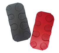 ROMISBABA 2 Pezzi Porta Monete per Auto Contenitore Organizzatore Classificatore per Monete Dispenser da Scrivania in Resistente capacità Leggero e Facile da Usare Colori Rosso e Nero