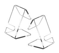 ROMISBABA 2 Pezzi Porta Orologi in Acrilico Trasparente 2 Pezzi Espositore per Collezione di Orologi e Occhiali da Sole da Casa Organizer Compatto per Braccialetti e Accessori da Tavolo