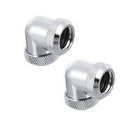 ROMISBABA 2 pezzi Raccordo Angolare per Raffreddamento ad con Tripla Guarnizione O Ring Connessione per Dissipatori Computer