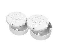 ROMISBABA 2 pezzi Scatola Junction Box per Cavi Telecamera Sicurezza Custodia Esterna per Collegamenti Elettrici Staffa Sorveglianza Resistente per Uso Interno ed Esterno