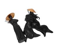 ROMISBABA 2 Pezzi Statuette Miniature Guerrieri Antichi Cinesi Per Giardino in Miniatura, Micro Paesaggio e Bonsai, Sculture in Resina Leggera e Dettagliate Per Decorazioni Da Tavolo e Terrari