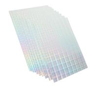 ROMISBABA 20 fogli Etichette Adesive Stampabili Lucide per Stampanti Laser e Inkjet Resistenti Graffi e Usura per Etichettatura Codifica Colori e Organizzazione Documenti