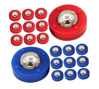 ROMISBABA 20 pezzi Dischi Shuffleboard Mini da Tavolo Accessori Rolanti Pucks per Giochi Indoor in Casa Club e Locali di Intrattenimento Facili da Installare e Versatili per Partite