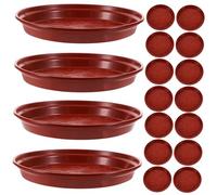 ROMISBABA 20 Pezzi Sottovasi per Piante Plastica Resistente Vassoi sotto Pianta Antigoccia per Vasi Pratici e Durevoli per Proteggere Superfici Domestiche