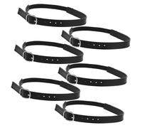 ROMISBABA 3 Paia Cinturini Elastici Regolabili per Scarpe Tacchi Alto, Cinturini Antiscivolo alla Caviglia in Nero Opaco, Accessori Rimovibili per Sandali, Décolleté e Scarpe da Donna