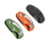 ROMISBABA 3 Pezzi Clip per chiavi Clip posteriore cartella chiave Organizzatore chiave portachiavi in lega di alluminio supporto chiave