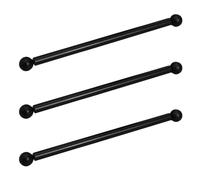 ROMISBABA 3 Pezzi Supporto Braccio Trasversale Lampione da Esterno 41 CM in Metallo Nero Resistente al Calore e Corrosione Accessori per Pali della Lampada da Giardino per Illuminazione