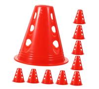 ROMISBABA 30 Pezzi Coni per Allenamento Agilità in Plastica con Antivento per Pattinaggio e Sport Outdoor Coni Segnaposto Resistente e Stabile per Esercizi di velocità e Percorsi Agili