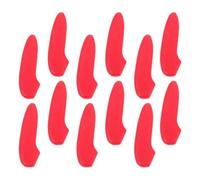 ROMISBABA 30 Pezzi Coprilama Coltelli in Plastica Rosso per Protezione della Punta, Superficie Liscia e Leggera, per Conservazione di Coltelli da Frutta e Tagliapasta