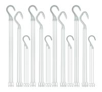 ROMISBABA 30 Pezzi Ganci in Plastica per Piante Sospese Supporti per Fioriere Appese per Pergola e