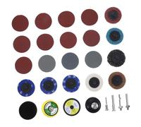 ROMISBABA 300pezzi Kit Di Dischi Abrasivi Per Trapano Con Supporti Grit Accessori Per Levigatrici e Smerigliatrici Perfetti Per Metalworking e Restauro Mobili