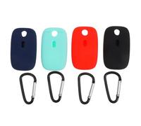 ROMISBABA 4 pezzi Cover Protettive in Silicone per Tracer Wireless Tile Pro Custodie Resistenti Antigraffio Leggere e Portatili con Design Salva Puntina Include Colori Nero Rosso Blu Scuro