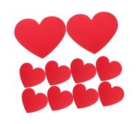 ROMISBABA 40pezzi Ritagli Di Carta Forma Di Cuore Per Decorazioni Di Bacheca Scolastica Biglietti Invito e Progetti Fai Te Per Compleanni e Decorazioni Per Muro Dei Desideri Rosso