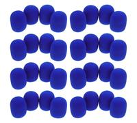 ROMISBABA 50 Pezzi Coperture Microfono in Spugna Antivento Protezione per Microfoni Palmo Filtro Morbido Antischizzo per Karaoke Dj e Palco Facile da Pulire e Sostituire