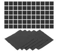 ROMISBABA 50 Pezzi Panno Pulizia Argento Riutilizzabile per Gioielli in Scamosciato Delicato Rimuove Velocemente Ossidazione e Protegge Dalla Patina per Pulizia Gioielli e Argenteria