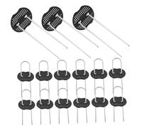 ROMISBABA 50 Set Chiodi U Zincati per Giardinaggio Ancoraggi per Telo Pacciamatura Fissaggio Tende e Esterni Resistente e Facile da Usare