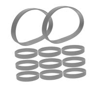 ROMISBABA 50pezzi Braccialetti in Silicone Unisex Elastici e Resistenti Da Grigio Come Accessori Fai Da Te e Regali Per Feste Adatti Donna Uomo e Ragazzi