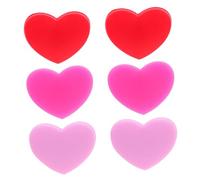 ROMISBABA 6 Ammortizzatori per in Silicone Forma Cuore Assorbitori e Shock per Giocatori Riduzione Affaticamento Braccio