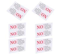 ROMISBABA 6 Fogli Adesivo per Cassetta Postale Autoadesivo in Pvc Resistente alle Intemperie, Segnale Anti-pubblicità per Ufficio e Uso Esterno, Decorazione Versatile per Cassette Postali