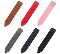 ROMISBABA 6 pezzi Porta Penna Adesivo Compatibile con dispositivi cinesi Tasca Morbida per Penna Stilo Custodia Autoadesiva per Organizer Capacitivo Supporto Pratico per Tablet e Notebook