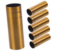 ROMISBABA 6 pezzi Sleeve Portalampada in Metallo per Lampadario Vintage Base Candela Accessori per Rosone Lampadario e Lucine Decorative Camera Facile Installazione Design Retro e Robusto