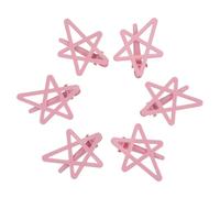 ROMISBABA 6pezzi Fermagli Per Clip Decorative Per Accessori Per e Ragazze Design Cinque Punte e Facili Usare