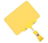 ROMISBABA 8 Serie Porta Cartelli Rotanti in PVC con Doppia Molla Espositore Prezzi Girevole per Mensole Lavagna Cancellabile per Negozi Supermercati e Fiere