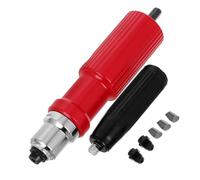 ROMISBABA Adattatore Trapano per Rivettatrice Elettrica Rosso Attacco Angolo Retto per Rivetti Ciechi Struttura Antiscivolo e Compatta per Efficienza e Trasporto Facile