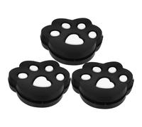 ROMISBABA Ammortizzatori a Fiore per Racchetta da Tennis 3 Pezzi in Silicone Nero Smorzatori di Vibrazioni Antivibranti per Tennis Comfort Braccio Accessori per Sport all’Aperto