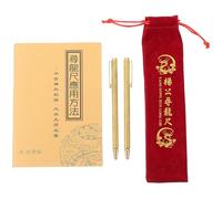 ROMISBABA Aste Telescopiche da Rabdomanzia in Ottone e Acciaio Inox per Ricerca Acqua e Oggetti Smarriti Borsa Portatile, Strumenti Professionali per Geobiologia, Feng Shui e Rilevamento