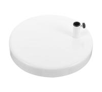 ROMISBABA Base per Lampada da Rotonda Bianca Supporto per Braccio Snodabile Accessorio DIY per Lampada da Scrivania e Casa