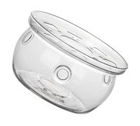 ROMISBABA Base Riscaldante per Scaldare Tè in Vetro Borosilicato per Teiera Design Creativo, Accessorio Pratico e la del Tè