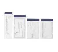 ROMISBABA Blocco Note per Pianificatore 4 Pezzi in Carta Tascabile e Pratico per Ufficio e Studio Blocchi Note per la Pianificazione Quotidiana e Lista delle Cose da fare